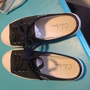 Like new Cole Haan black sneaker mules 9.5 B